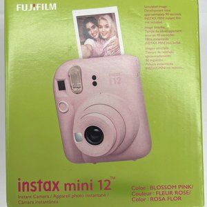 Fujifilm Instax Mini 12 Instant Print Film Camera Blossom Pink